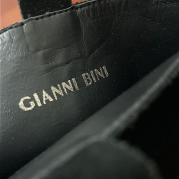 Gianni Bini Black Suede Over the Knee Block Heel Boots | Size 10M - Picture 9 of 9